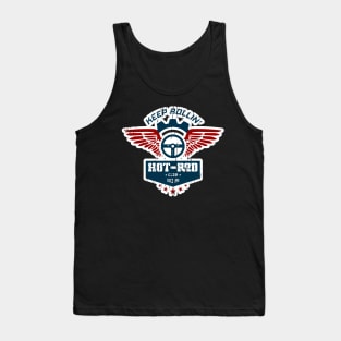 Hotrod Club badge with wings Tank Top